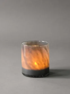 Portavelas Lyric M, gris oscuro