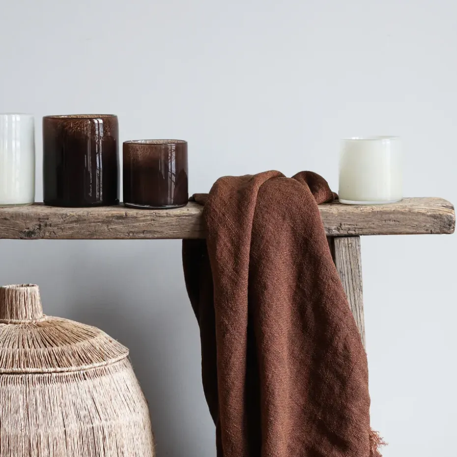 Portavelas Lyric S, marrón oscuro