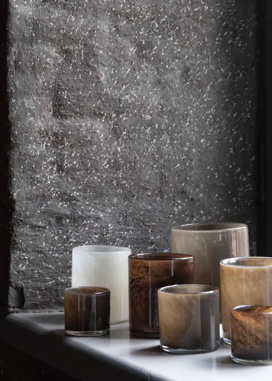 Portavelas Lyric S, marrón oscuro