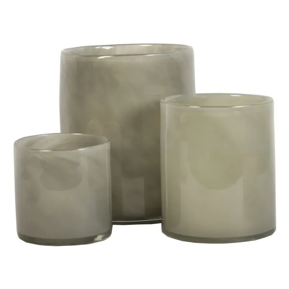 Portavelas Lyric XS, gris claro