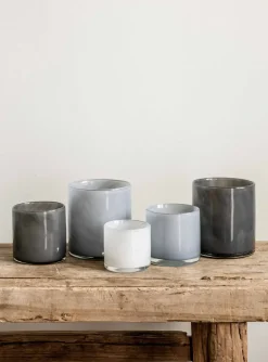 Portavelas Lyric XS, gris oscuro