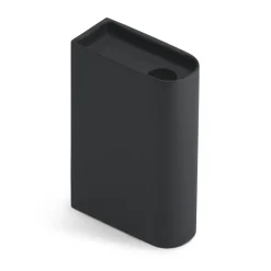 Portavelas Monolith medium, Black