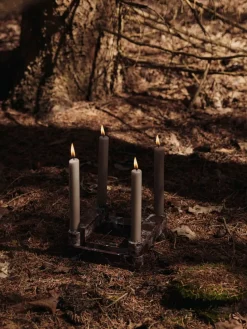 Portavelas Newel modul 4 piezas, Rosso