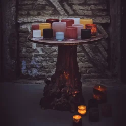 Portavelas Nilla 12 cm, rosa claro