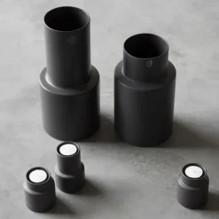 Portavelas Oblong large, Iron