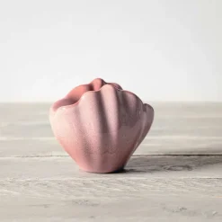 Portavelas Perlemor Home 9,5 cm, Beige