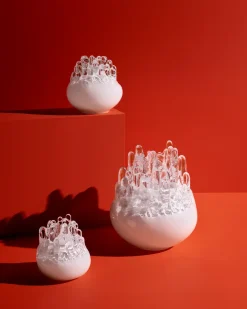 Portavelas Polar 330 mm, Blanco