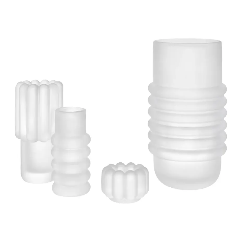 Portavelas Press vertical, esmerilado