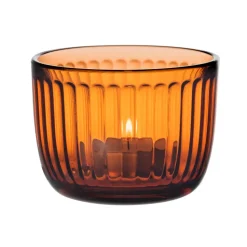 Portavelas Raami 90 mm, naranja amarga