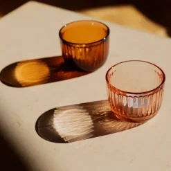 Portavelas Raami 90 mm, naranja amarga