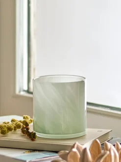 Portavelas Sakkara Ø8x8 cm, Green