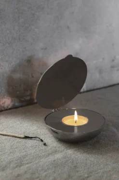 Portavelas Shell, níquel