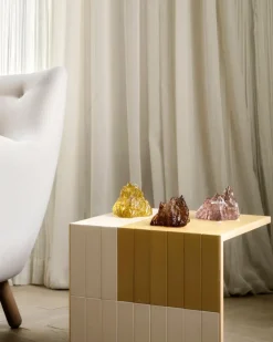 Portavelas The Rock 91 mm, Amarillo