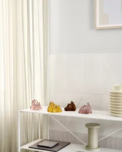 Portavelas The Rock 91 mm, Amarillo