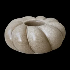 Portavelas Twine Ø14 cm, Beige