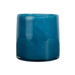 Portavelas-Jarrón Calore M Ø15 cm, Petrol