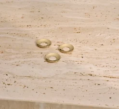 Protectores de vela STOFF Nagel 3-pack, Latón cepillado