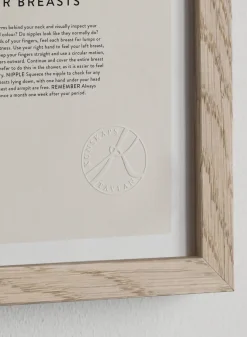 Póster Love your breasts, 50x70 cm