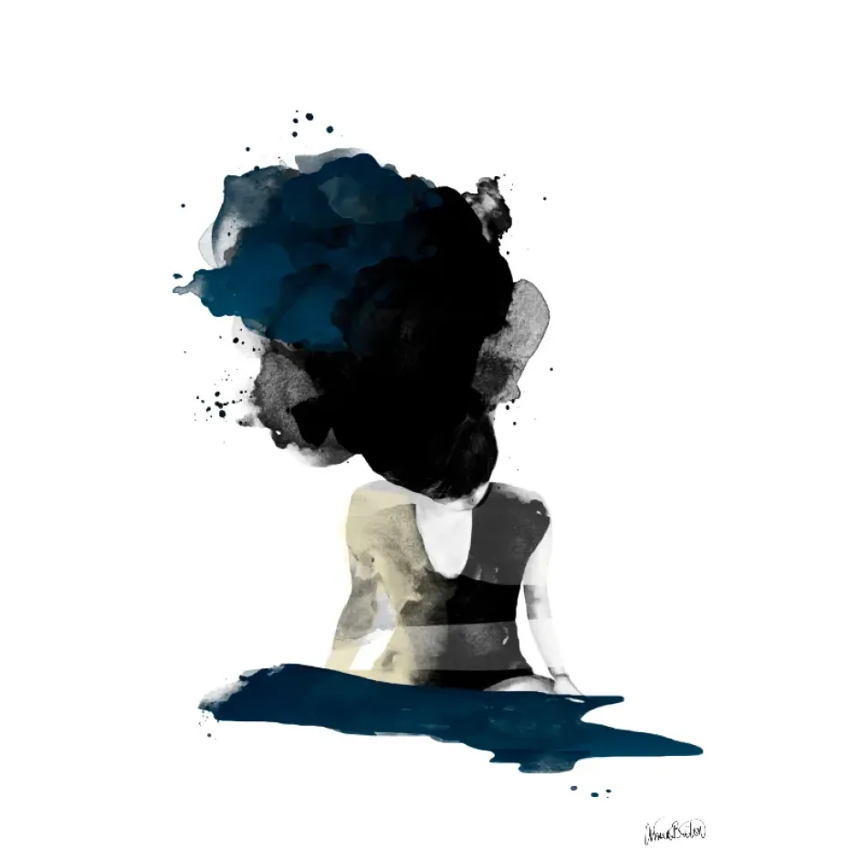 Póster On her mind, 50 x 70 cm