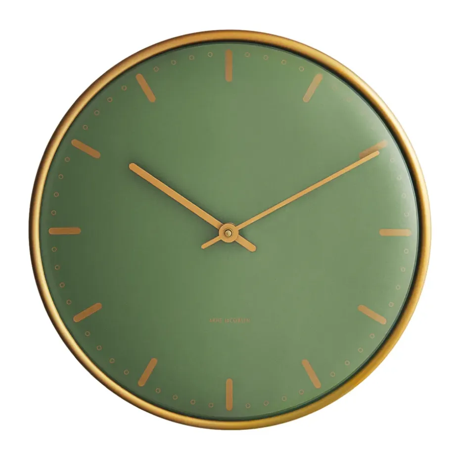 Reloj AJ City Hall, Verde, Ø29 cm