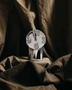 Reloj de cerámica Eetro 17,5 cm, Chrome