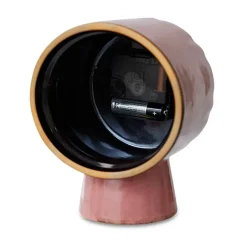 Reloj de cerámica retro 16,2 cm, Pink