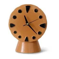 Reloj de cerámica retro 20,8 cm, Peach