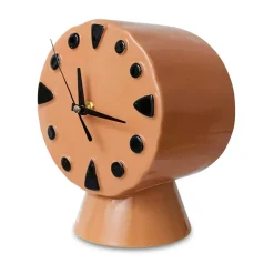Reloj de cerámica retro 20,8 cm, Peach
