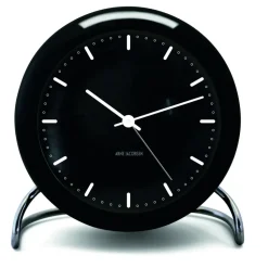 Reloj de mesa AJ City Hall, negro