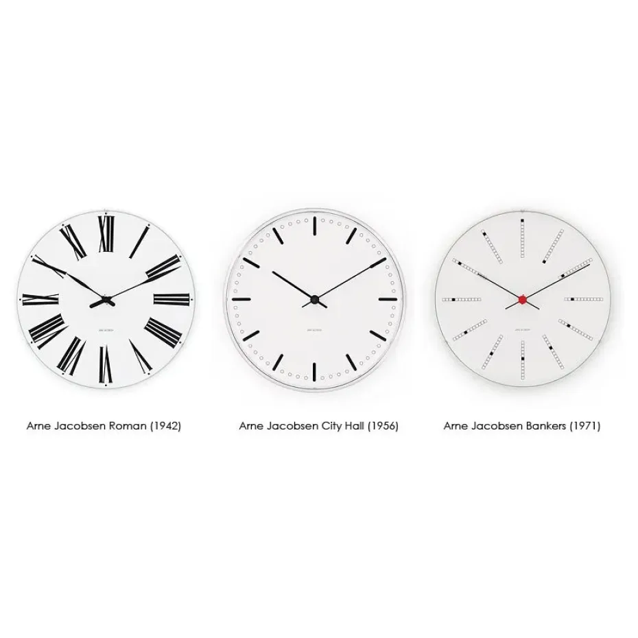 Reloj de pared AJ Bankers, Ø 29 cm