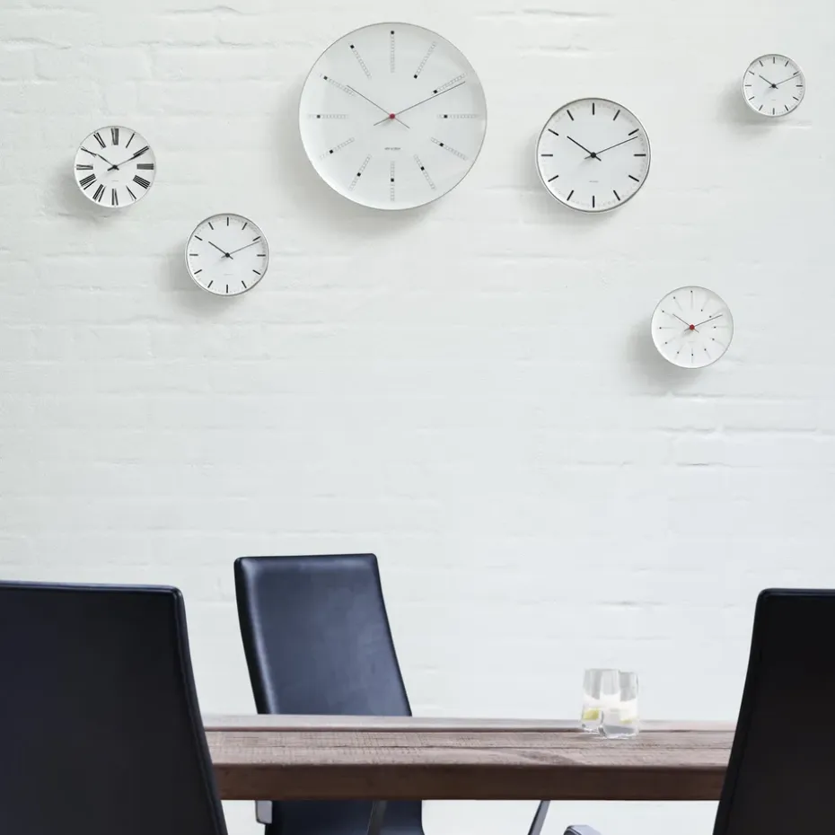 Reloj de pared AJ Bankers, Ø 12 cm