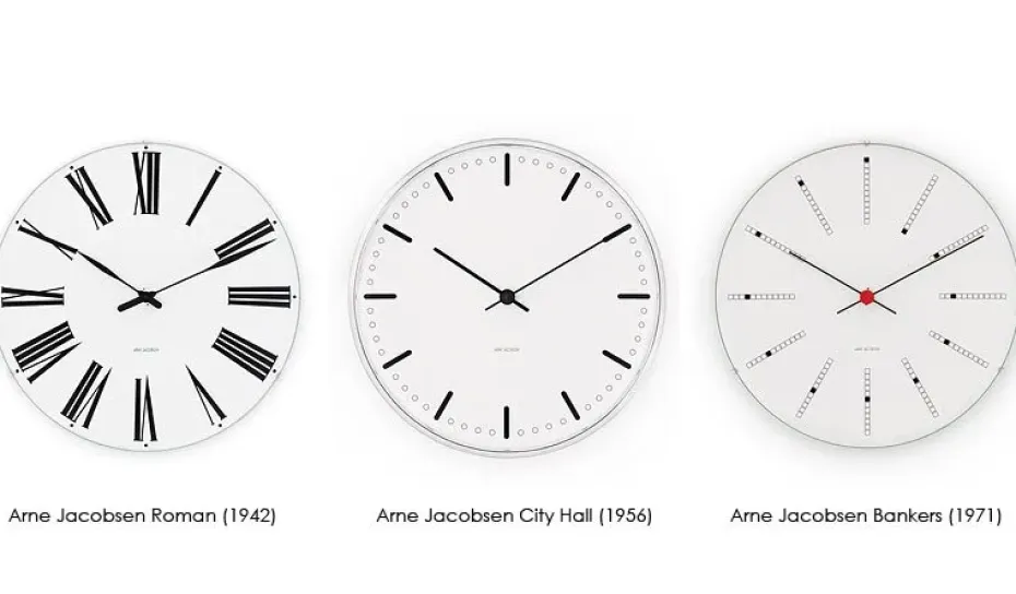 Reloj de pared AJ Bankers, Ø 48 cm