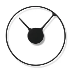 Reloj de pared Stelton Time Ø30 cm, negro