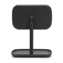 ReNew Espejo con bandeja de almacenaje, gris oscuro