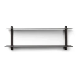 Repisa Nivo F, Ceniza teñida de negro-negro