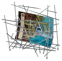 Revistero Blow up, acero inoxidable