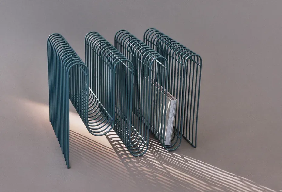 Revistero Curva, Dusty blue