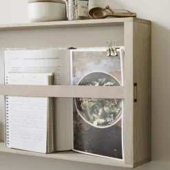 Revistero de pared Norr, roble