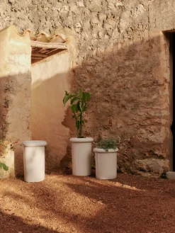 Rollo maceta Ø31x46 cm, White