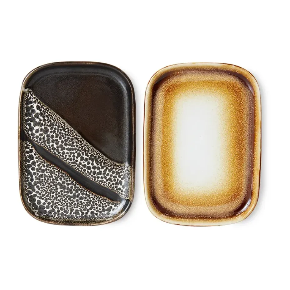 Set de 2 bandejas pequeñas 70's, Mojave