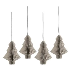 Set de 4 bolas de Navidad Tree, Beige