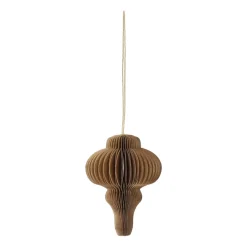 Set de 4 bolas de Navidad Spira, Crudo