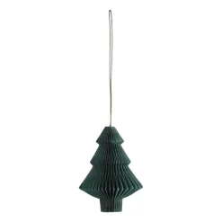 Set de 4 bolas de Navidad Tree, Verde musgo