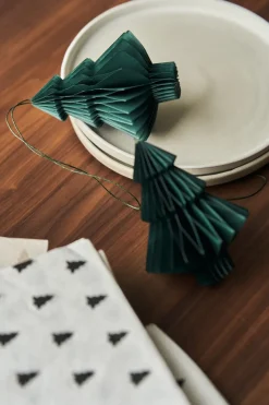 Set de 4 bolas de Navidad Tree, Verde musgo