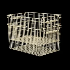 Set de 2 cestas Cala apilables, Cashmere