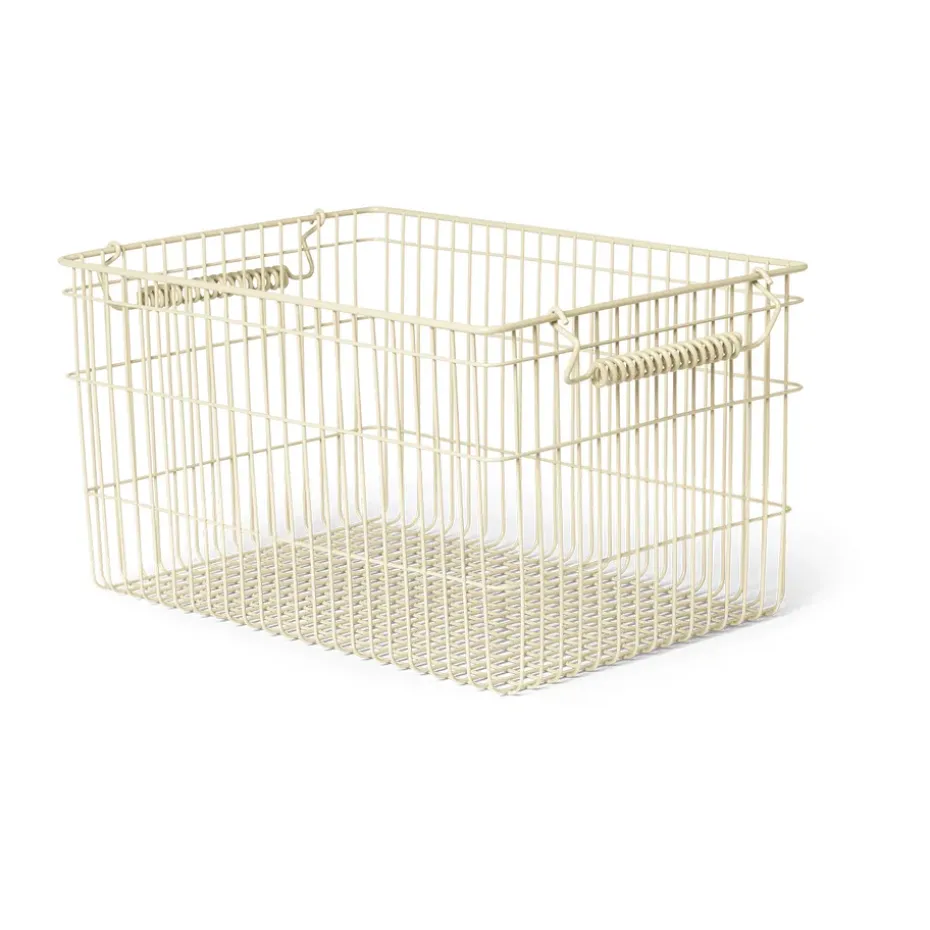 Set de 2 cestas Cala apilables, Cashmere