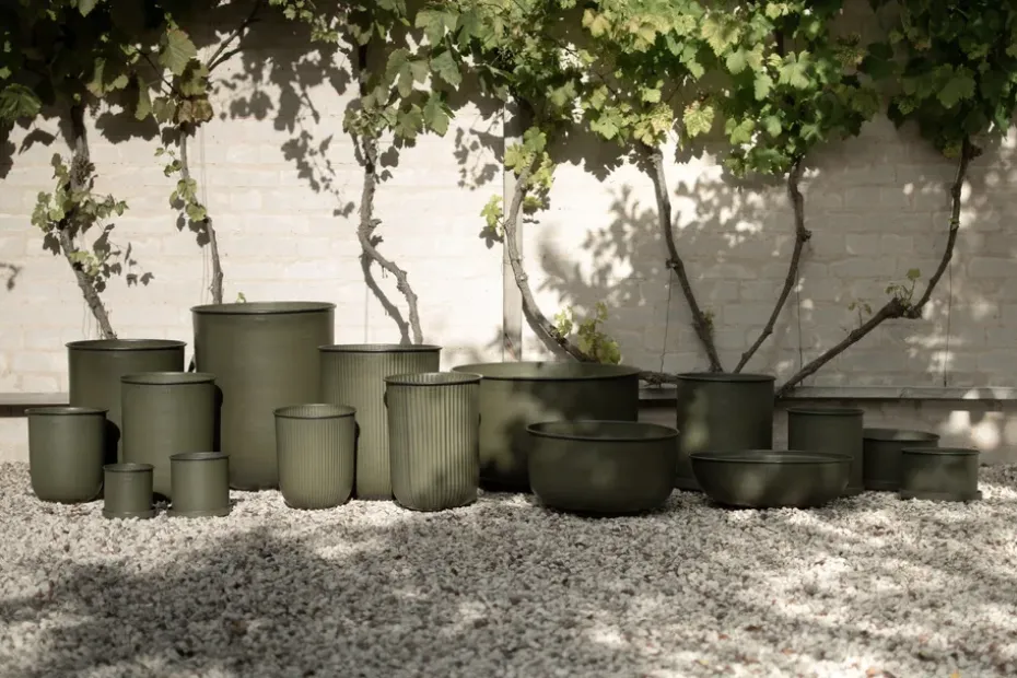 Set de 4 macetas Out, Green