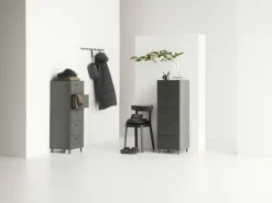 Set de 4 patas Relief, Gris