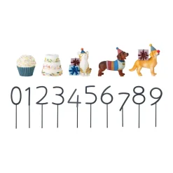 Set de 15 piezas decoración de cumpleaños Salve, Multi