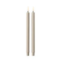 Set de 2 Velas LED STOFF Uyuni Lighting, arena